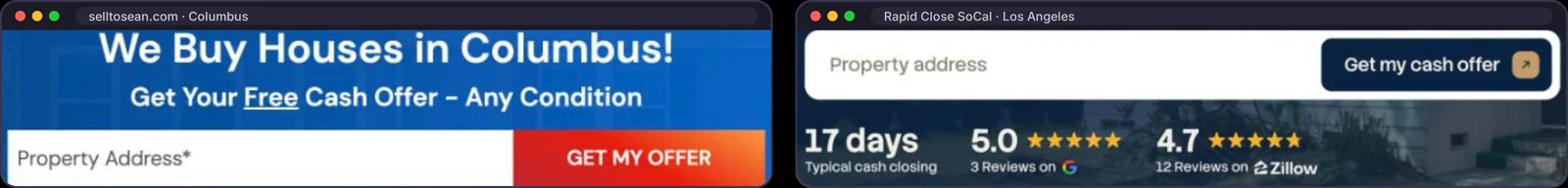 The form that closes