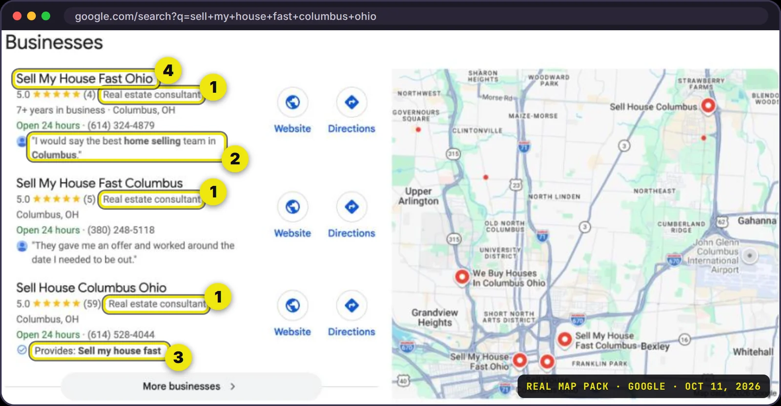 Google’s map pack, decoded